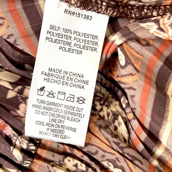 NWT Current Air for Anthropologie Boho Mini Floral Dress - Picture 8 of 8